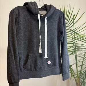 Reflex Charcoal Hoodie with White Accents